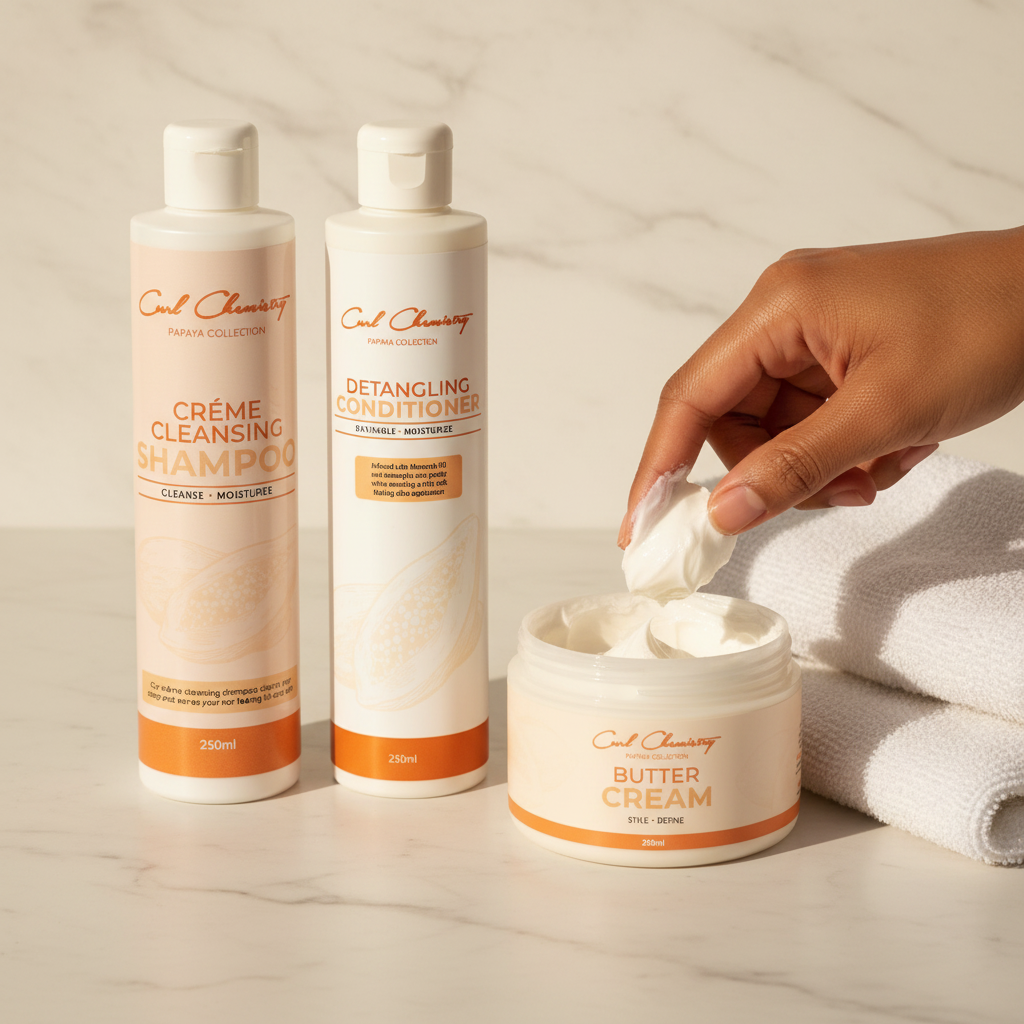 Curl Chemistry Cleanse, Condition & Moisturise – Combo Bundle 250ml