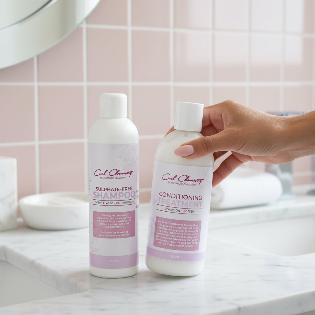 Curl Chemistry Shampoo 250ml + Conditioner Pack 300ml Combo Bundle
