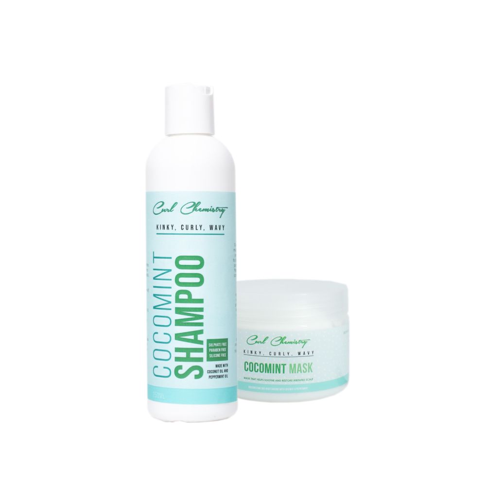 Curl Chemistry Cocomint Shampoo & Mask Combo Bundle