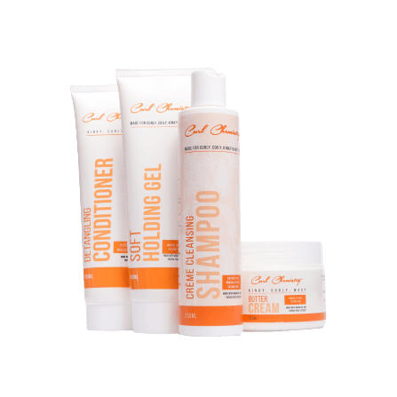 Curl Chemistry Cleansing, Conditioner, Gel & Butter Combo Bundle 250ml