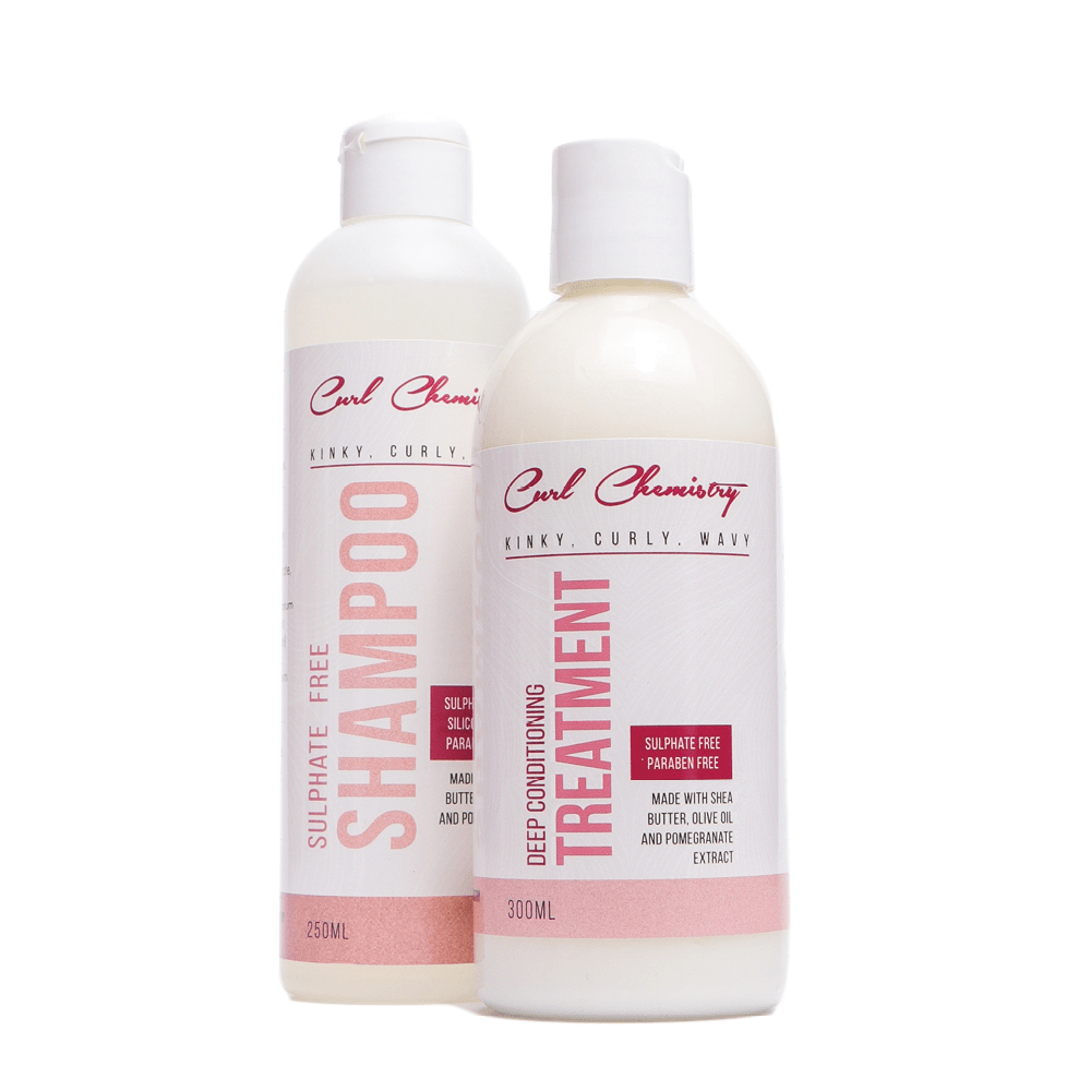 Curl Chemistry Shampoo 250ml + Conditioner Pack 300ml Combo Bundle