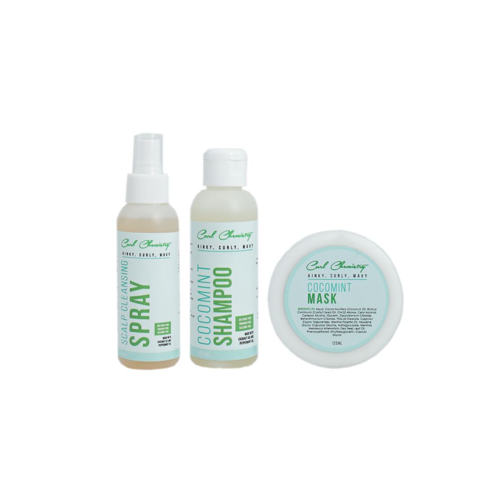 Curl Chemistry Cocomint Scalp Care Range 100ml